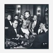 Shalom, Monaco by Patrick Demarchelier, 1992, gelatin silver print mounted on mat board, sold Sep 2013