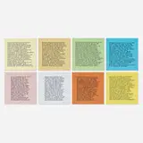 Jenny Holzer, Inflammatory Essays (set of ten, eight shown), c. 1982, offset print on paper