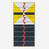 Sidney Jonas Budnick, Orchestration #10, 1973, acrylic on wood panel