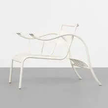 Jasper Morrison, Thinking Man's chair, 1986, enameled steel
