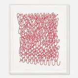 Crochet I by Louise Bourgeois, 1998, Mixografía on handmade paper, sold Sep 2013