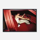 Mark in the red car, Lexington, MA by Nan Goldin, 1979, cibachrome print, sold Sep 2013
