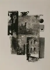 Katrina Burin, Untitled, PA – MATERIAL FROM THE BOOK VIENNA 2010 Screen print on laid paper