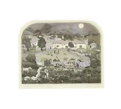 Graham Clarke, Untitled, b.1941) OIGNONS; A RATHER CORDIAL ENTENTE Two etchings with aquatint printed in colours