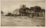 Herbert Dicksee, Untitled, CORNWALL Etching