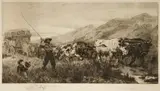 Herbert Dicksee, Untitled, NEW ZEALAND Etching on vellum