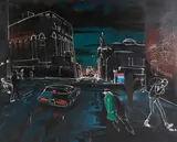Joe Davis, After the Rain, acrylic on canvas