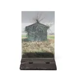 Michel Varisco, Hairy House, 2004, mixed media photographic assemblage