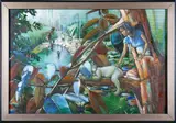 Mildor Chevalier, Caribbean Paradise, oil on canvas