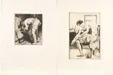 Laura Knight, Two Drypoints of Women,, Both pencil signed and identified on their mates