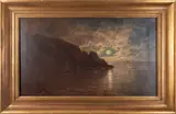 Nikolay Tysland Leganger, Moonlight at Grand Manan, oil on canvas
