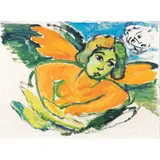 Mimmo Germana, "Untitled", 1991, oil and mixed media on paper