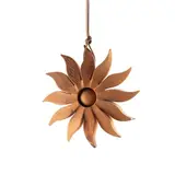 Ferdinando Codognotto, "Sunflower", 2007, wood sculpture