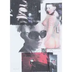 Roberto Malquori, "Global justice now", 2007, Collage on paper