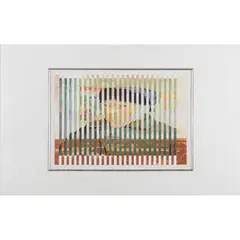 Jiří Kolář, "Ricordi offuscati", 1989, collage on cardboard