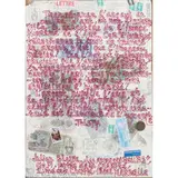 Vladimir Kotlyarov, "Untitled", 1997, collage and writing on panel