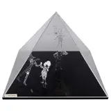 Alan Arias-Misson, "Pyramid Extasy Exercises", 1996, writing on plexiglass within a plexiglass pyramid Publications: Marc Dachy (a cura di) Alain Arias-Misson