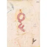 Eugenio Vitone, "Lettere n. 49", 1994, collage and mixed media on canvas