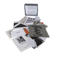 George Maciunas, 'Fluxus Editionen', 1962, box containing nineteen fluxus publications starting from