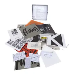 George Maciunas, 'Fluxus Editionen', 1962, box containing nineteen fluxus publications starting from