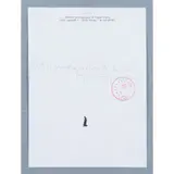 Joseph Beuys, 'Untitled', pencil and collage on A.I.P.S. headed paperArchivio Internazionale di Poesia Sonora di Verona