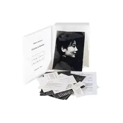 "Events & Games" by Mieko Shiomi, 2005, plastic box containing a photograph and twenty-three Fluxus cards, offered Sep 2026