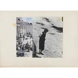 Stelio Maria Martini, "Didactic table for the liberation of time/5", 1982, photocollage on paper