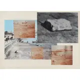 Stelio Maria Martini, "Didactic table for the liberation of time/2", 1982, photocollage on paper
