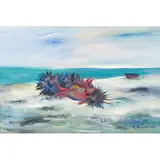 Giovanni Omiccioli, "Ricci in riva al mare"