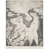 Shalom Reiser, "Untitled", etching