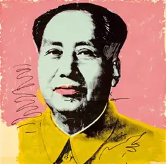 Mao by Andy Warhol, 1972, Farbserigraphie auf Papier, sold May 2008