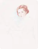 Elizabeth Peyton, Ohne Titel, 2002, Farbstift auf Karton