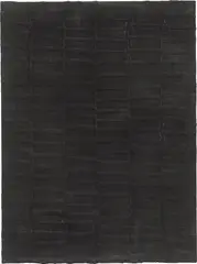 Herbert Zangs, Ohne Titel, aus der Serie „Schwarze Relief-Gemälde, 1958, Acryl und Pigment auf Leinwand