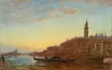 Félix Ziem, Der Canal Grande in Venedig