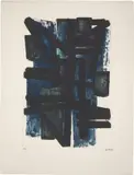 Pierre Soulages, Eau-Forte I, 1952, Farbaquatinta auf Arches-Velin