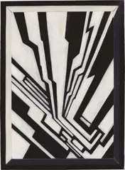 Félix Del Marle, D-I, 1925, Öl auf Leinwand