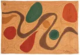 Alexander Calder, Turquoise, 1975, Handwoven jute maguey tapestry
