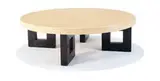 Cork coffee table by Paul Theodore Frankl, c. 1948, Lacquered cork, mahogany, sold Dec 2012