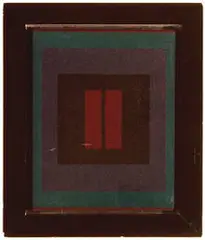 Patsy Krebs, Untitled (Concentric Rectangle Series), 1985, Acrylic and vinyl on canvas
