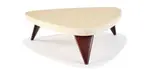 Cork coffee table by Paul Theodore Frankl, c. 1948, Lacquered cork, mahogany, sold Dec 2012