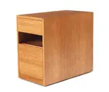 Paul Laszlo, Desk and cabinet, c. 1950, Mahogany