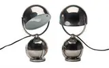 Félix Aublet, Table lamps (2), Chrome-plated steel