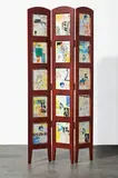 John Matos, Folding Screen, 1999, Screenprint on textured paper