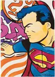 John Matos, Untitled (Superman), 1994, Watercolor