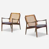Ib Kofod-Larsen, Lounge chairs, pair
