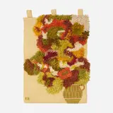 Evelyn Ackerman, Textured Flowers, 1967, hand-knotted wool