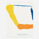 Helen Frankenthaler, Whitney exhibition poster, 1969, lithograph in colors
