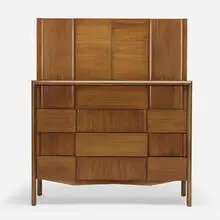 Edmond J. Spence, Cabinet, c. 1960, walnut