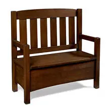 Charles P. Limbert Co., hall bench, #92
