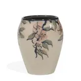 Decorated Porcelain vase with apple blossom decoration by attribution for Rookwood Pottery Arthur and Patti Rose Conant, sold Apr 2022